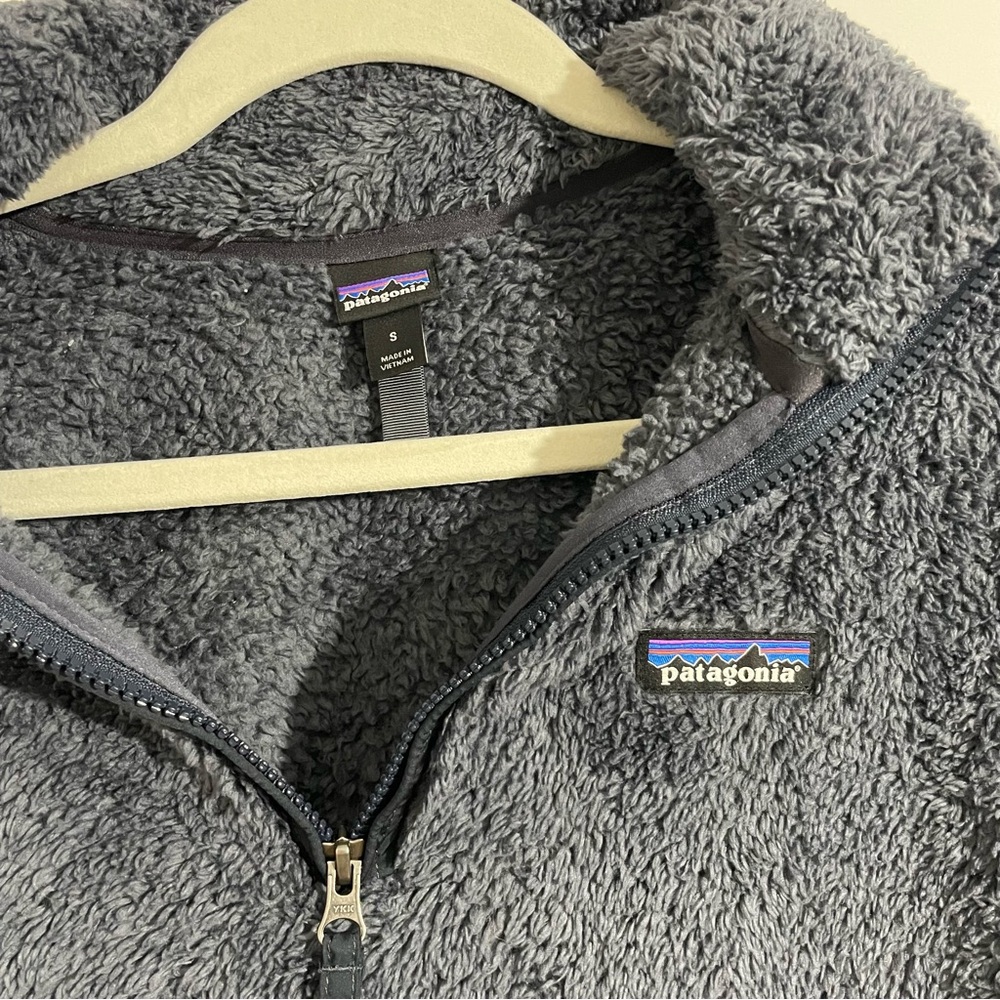 Patagonia Women's Los Gatos 1/4-Zip Fleece Sunken Blue - Picture 3 of 12